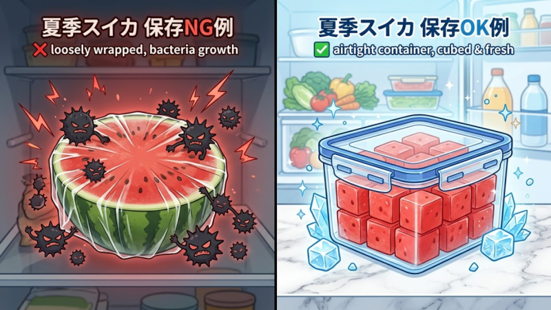 여름 수박 보관법 깍둑썰기 세균 막는 꿀팁 총정리