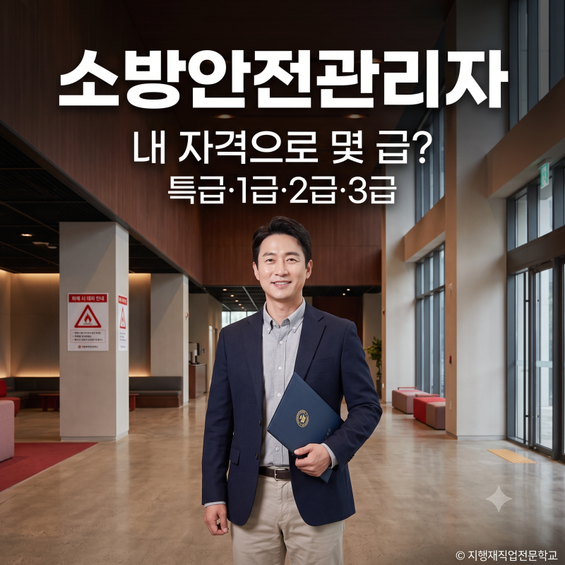 소방안전관리자 등급별 선임자격 — 내 자격으로 몇 급까지 되는지 한 표로
