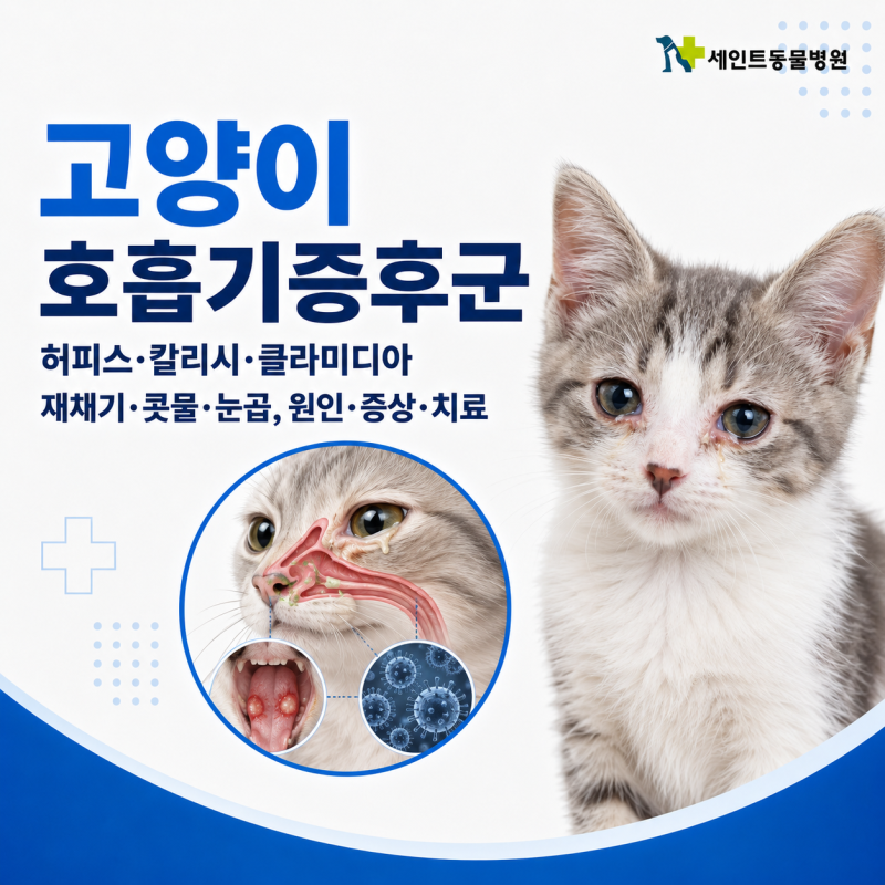 고양이 호흡기증후군, 허피스·칼리시·클라미디아 감염을 주의하세요