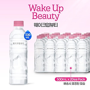 시골 부모님 댁에 보내드리는 무라벨 생수 추천, 동원샘물 웨이크업뷰티 500ml 쟁여두기 후기 ....