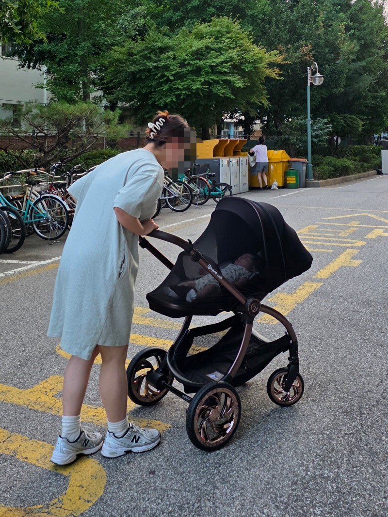 신생아 절충형 유모차 하이브리드 코어3 후기