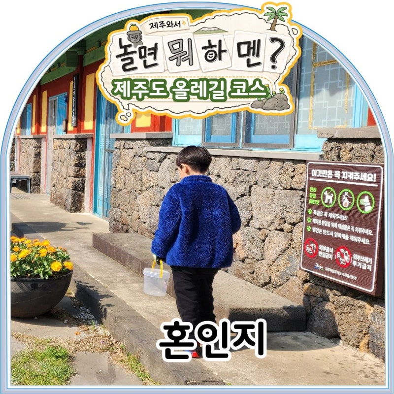 제주도 올레길 2코스 혼인지 스냅명소 산책코스로 추천