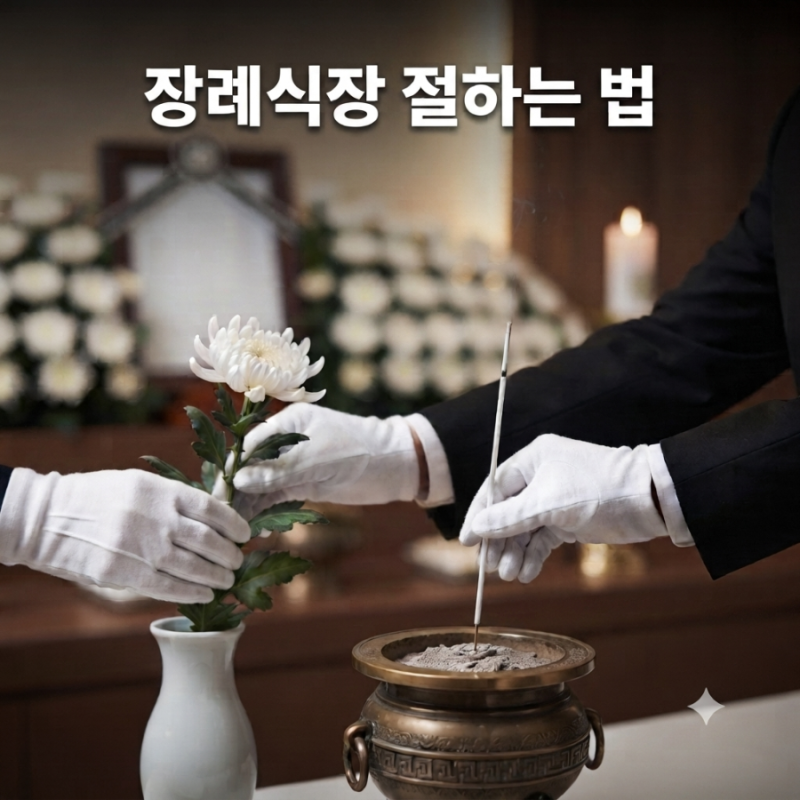 [MZ에게]장례식장 절하는 법 (공수법, 여자·남자 손 위치와 큰절 횟수)