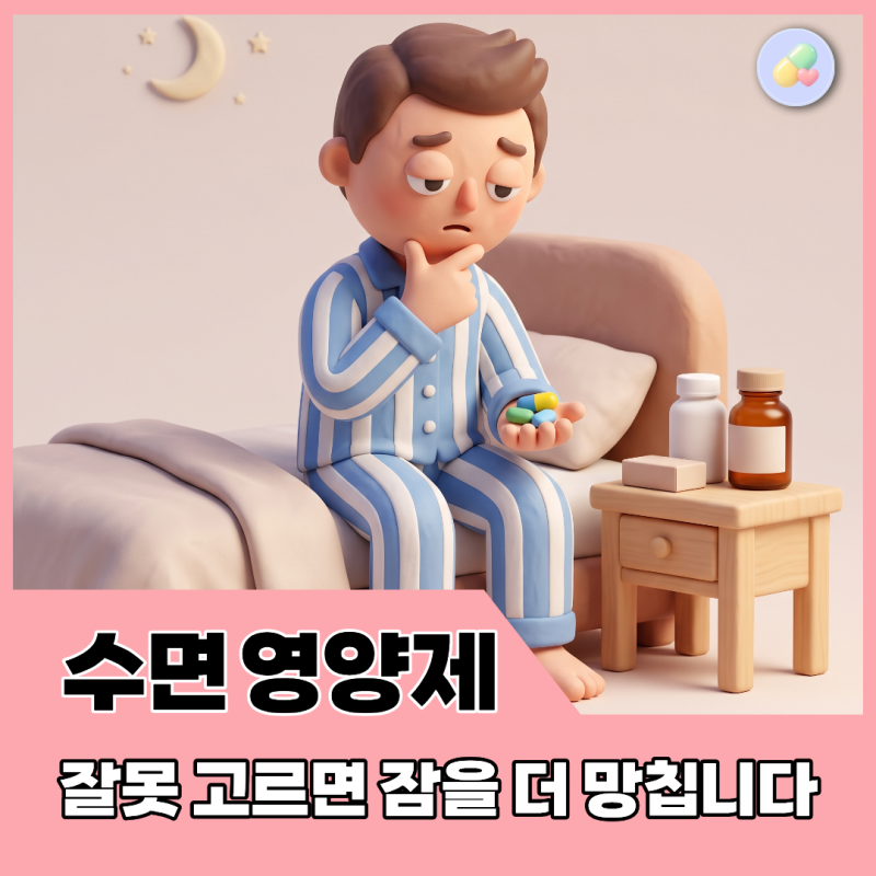 수면 영양제, 잠 안 올 때 아무거나 먹어도 될까요? 약사가 보는 선택 기준