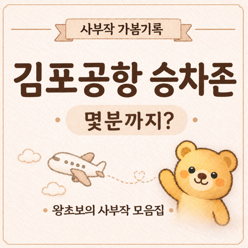 김포공항 국내선 승차존 정차시간 | 10분 이상 주정차 시 과태료·픽업 꿀팁