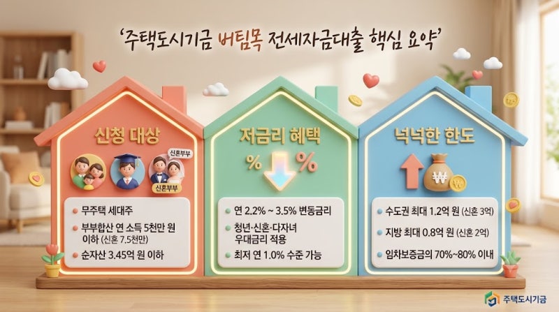 버팀목 전세자금대출 조건부터 서류 제출까지 완벽 가이드