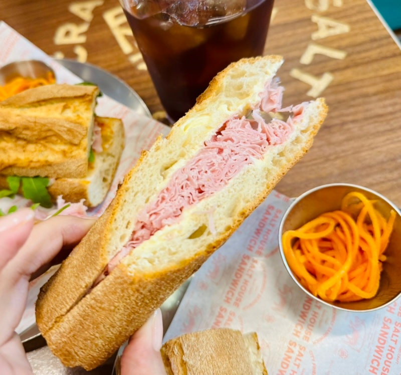 수원 스타필드 샌드위치 맛집 소금집 잠봉뵈르 뜻