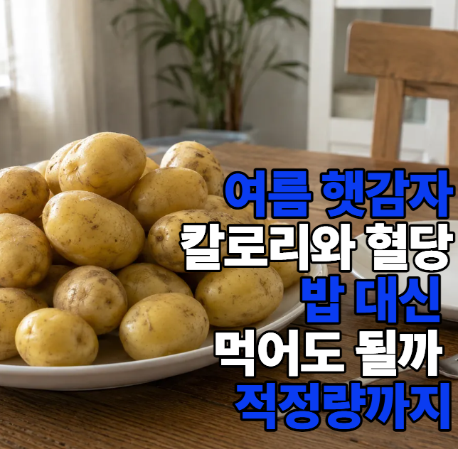 여름 햇감자 칼로리와 혈당 밥 대신 먹어도 될까 적정량까지