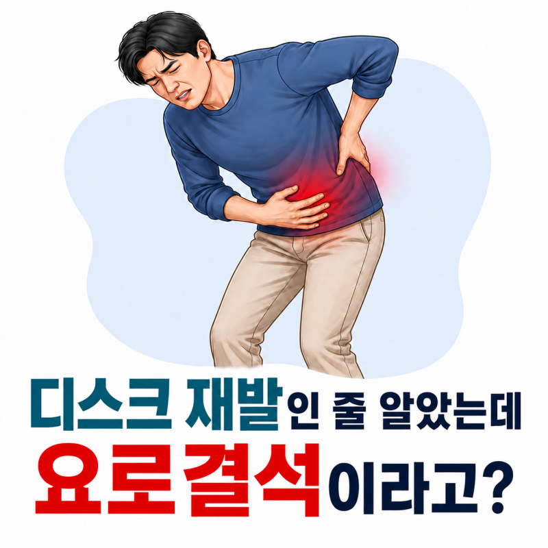 요로결석 통증, 허리 디스크 통증과 헷갈리지 마시고 이 5가지로 구별하세요