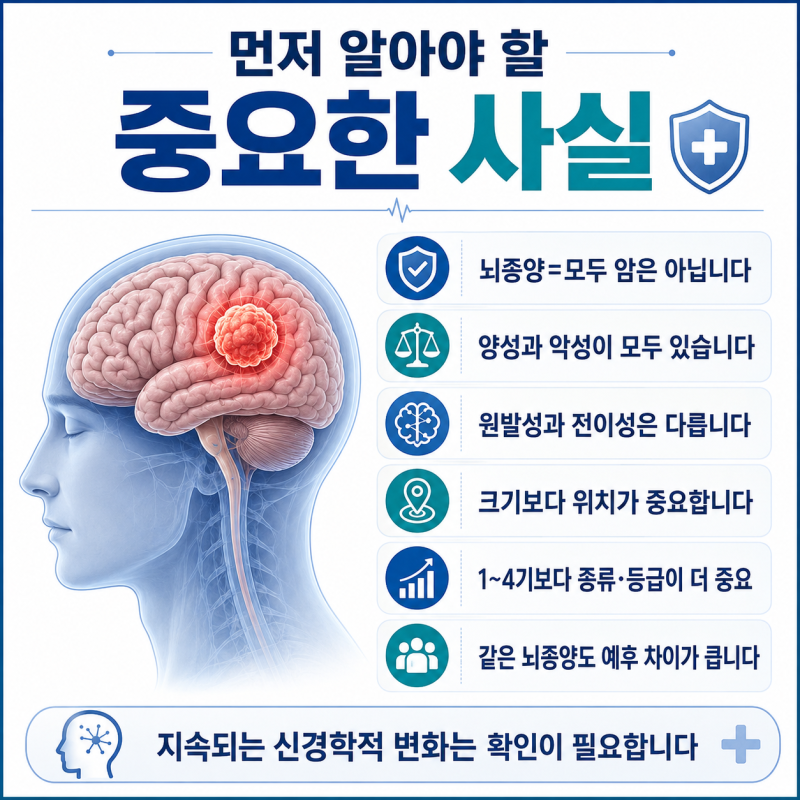 뇌종양이란? 초기증상부터 종류·치료·생존율까지 총정리