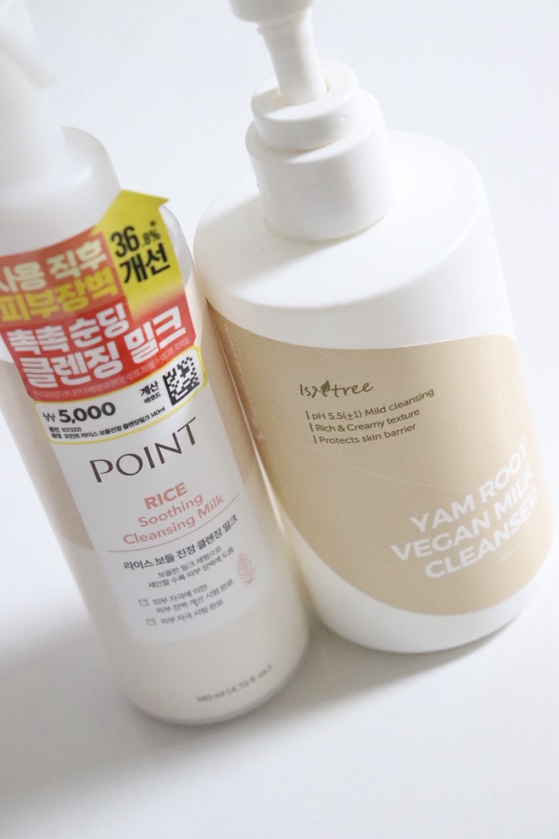 다이소 포인트 vs 이즈앤트리 클렌징밀크 비교추천 대체 가능할까? 솔직후기
