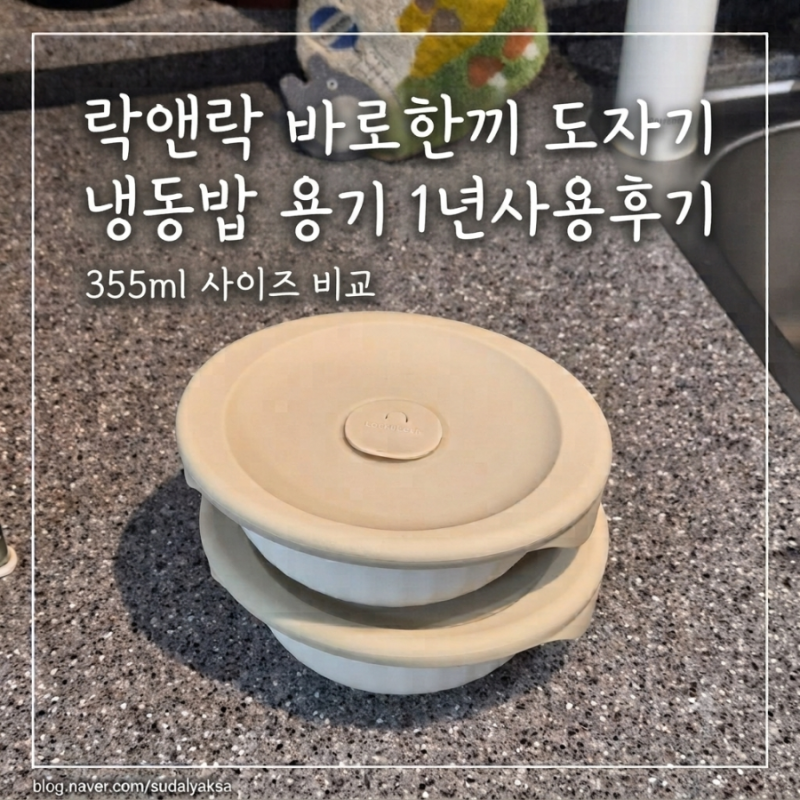 락앤락 바로한끼 도자기 냉동밥 용기 후기 / 355ml 사이즈 내돈내산 2년째 사용후기