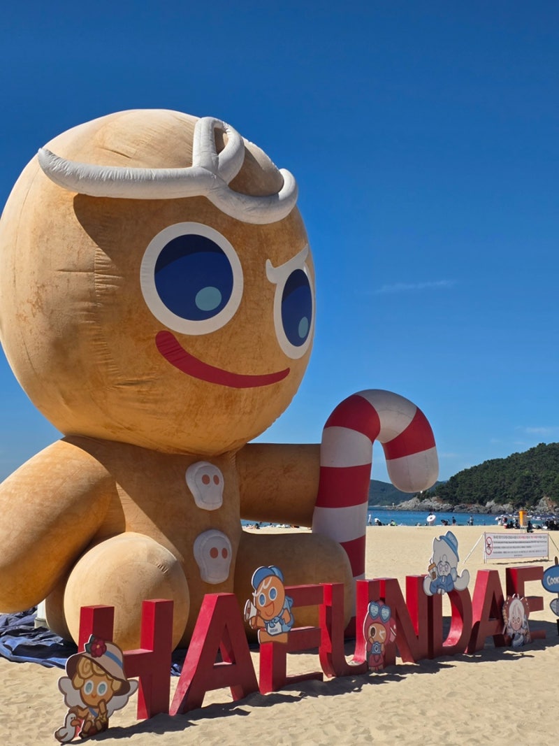 부산여름여행:) 부산 해운대 해수욕장 후기 | 파라솔 대여 등