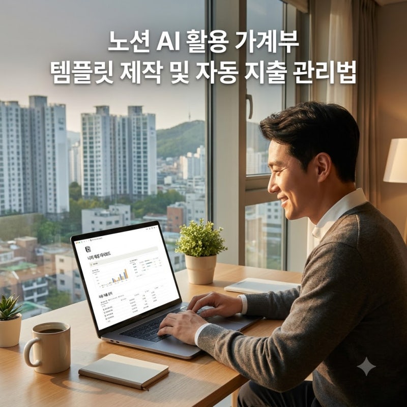 노션 AI 활용 가계부 템플릿 제작 및 자동 지출 관리법