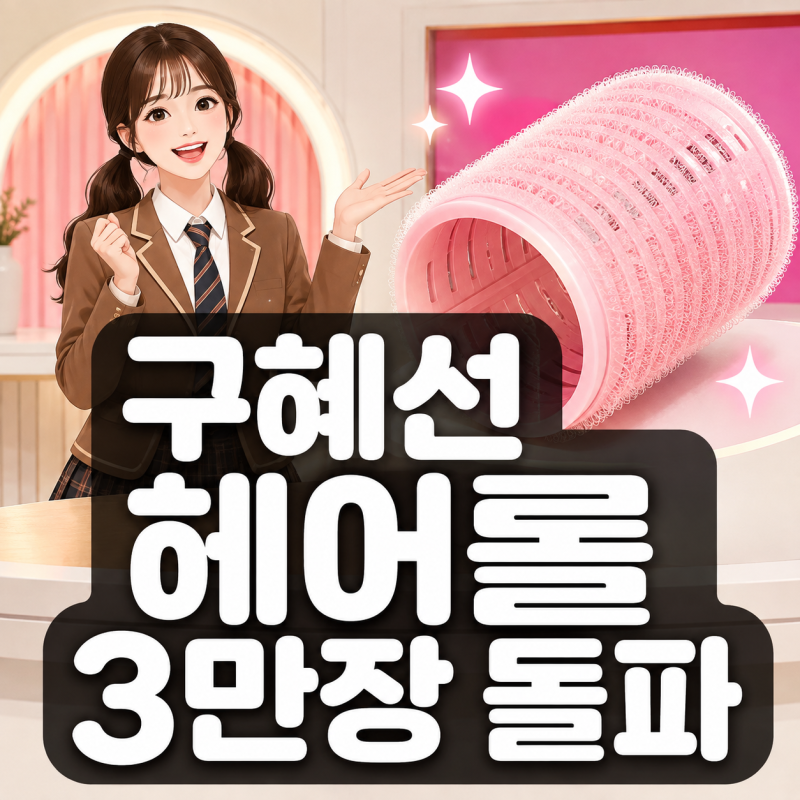 구혜선, ‘금잔디 교복’ 입고 홈쇼핑까지…직접 만든 헤어롤 3만장 돌파