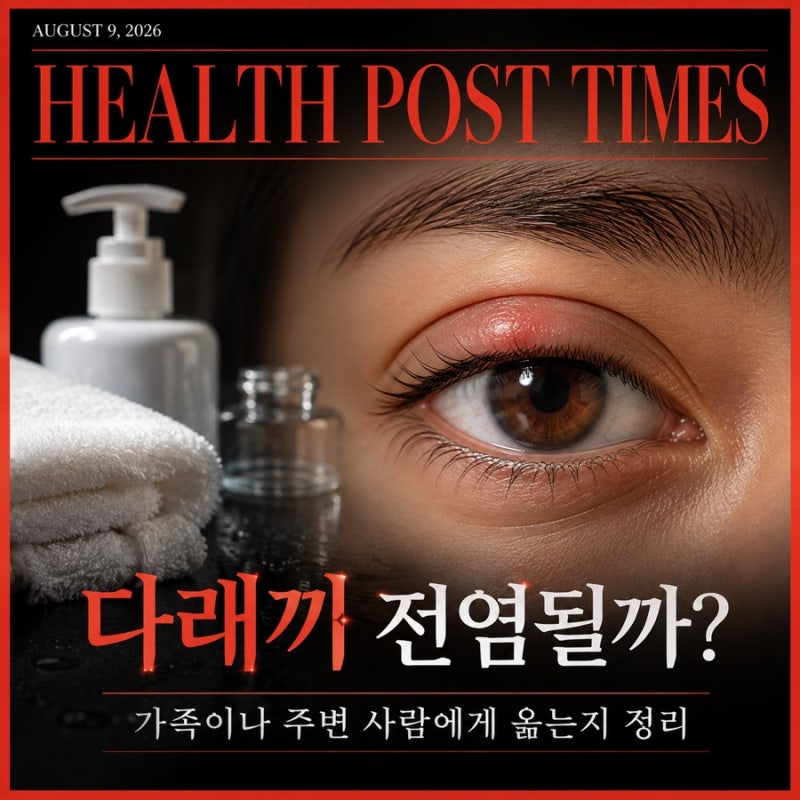 다래끼 전염될까? 가족이나 주변 사람에게 옮는지 정리