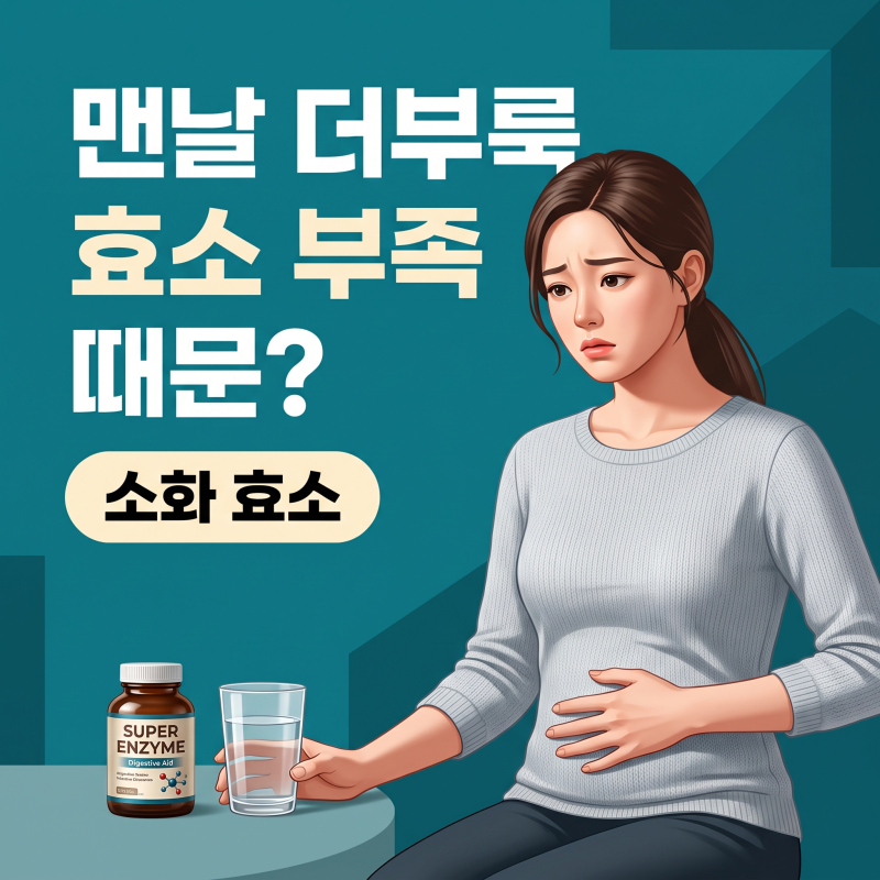 소화효소 수치와 더부룩함, 막연한 불안을 잠재우는 깐깐한 기준