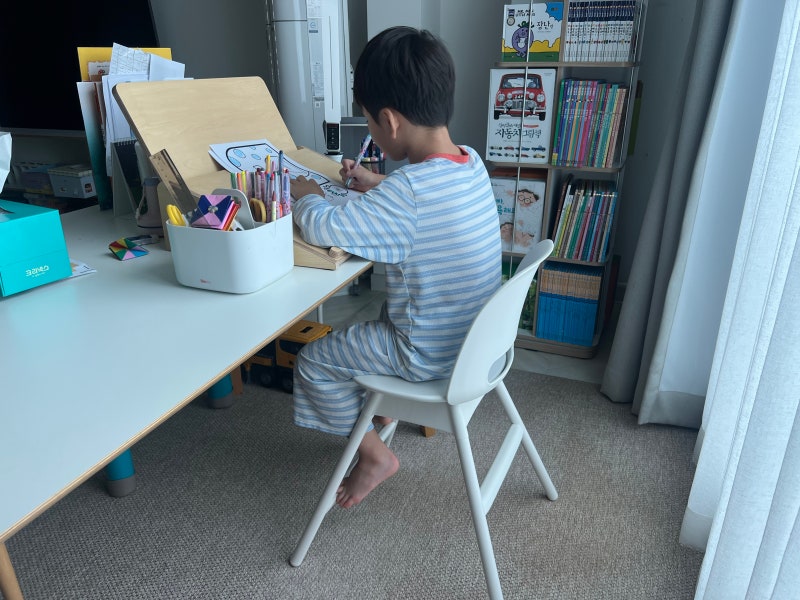 7살 아이 공부의자 스터디체어 추천! 시디즈 트레보 내돈내산 사용후기