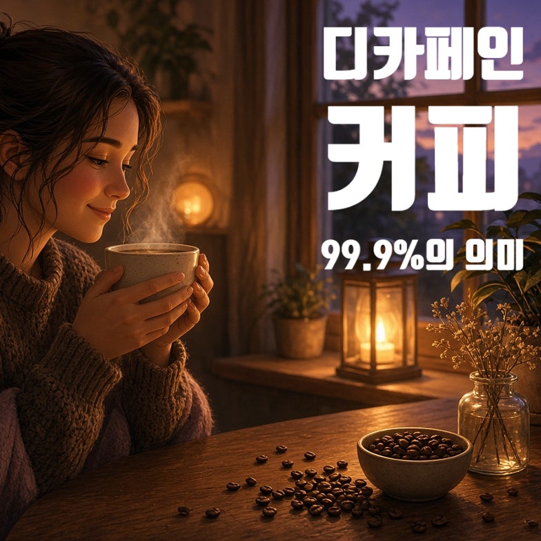 디카페인커피 카페인 함량, 정말 카페인이 99.9% 사라진 걸까? 디카페인 커피의 진짜 뜻과 의....