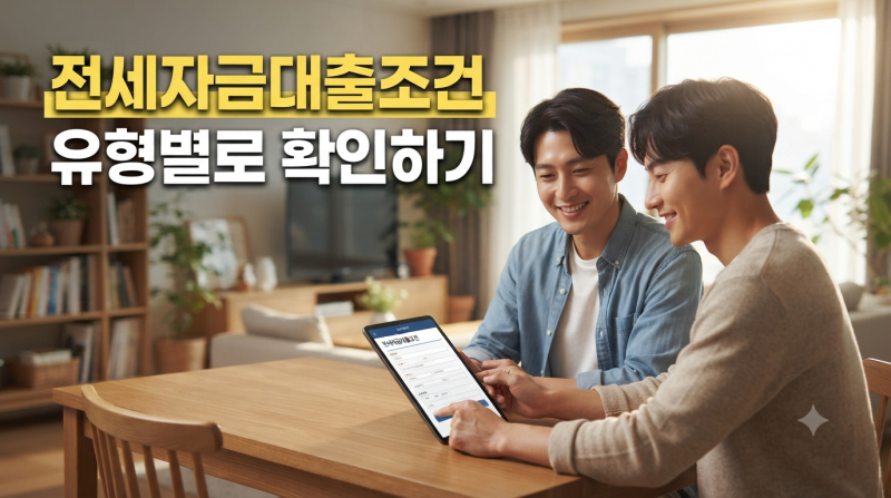 전세자금대출조건 총정리, 무주택자 청년 신혼부부 다자녀까지 알아보기