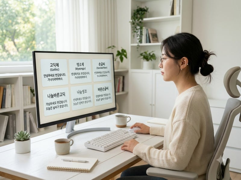 무료 폰트 다운로드 사이트 총정리, 상업용 사용 전 확인법