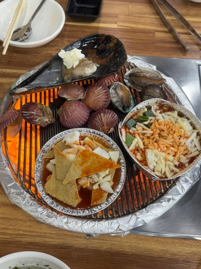 대천 조개구이 맛집 내돈내산 지중해조개구이 무한리필 셀프바 + 서비스 있는 곳
