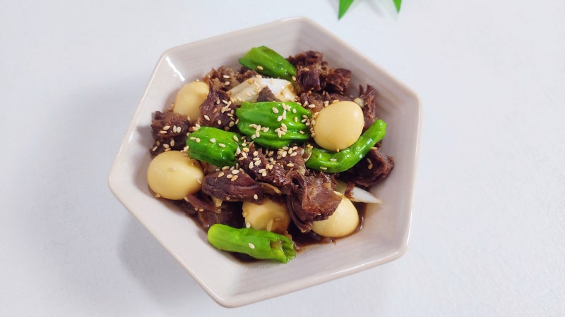 소고기 메추리알 장조림 만들기 장조림 고기 반찬거리 한우 사태 요리 레시피
