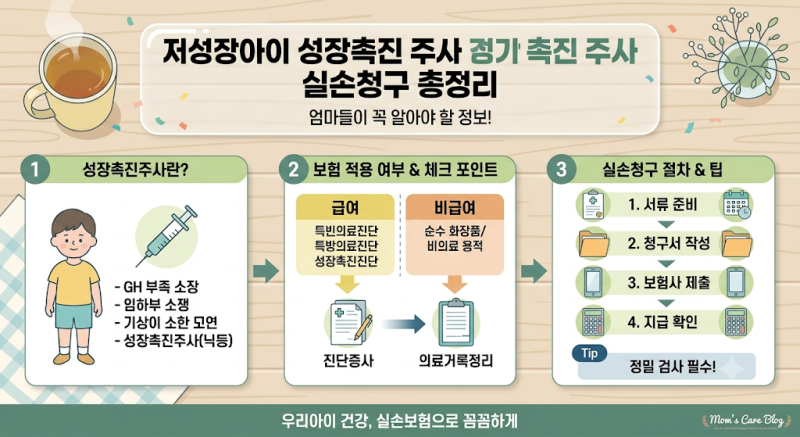 저성장 아이 성장촉진주사, 실손보험 보장받을 수 있을까?