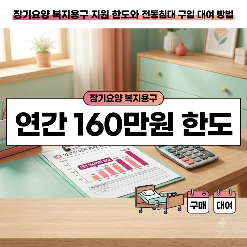 장기요양 복지용구 지원 한도와 전동침대 구입 대여 방법 진짜 핵심은… 의외의 절차