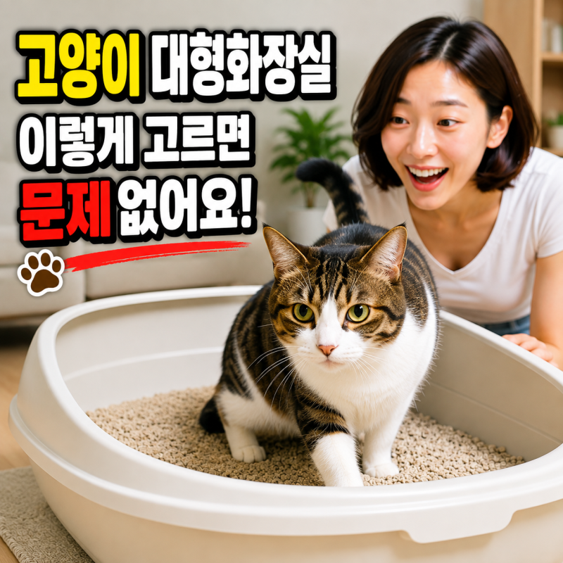고양이 대형화장실 크기 선택법 화장실 청소 방법 위치 어디가 좋을까?