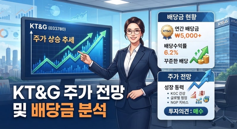 KT&G 주가 전망 및 배당금 총정리｜2026년 실적과 주주환원 정책