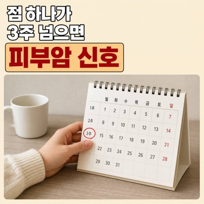 피부암일때 증상, 안 아파도 상처 3주 넘게 안 나으면 초기 신호
