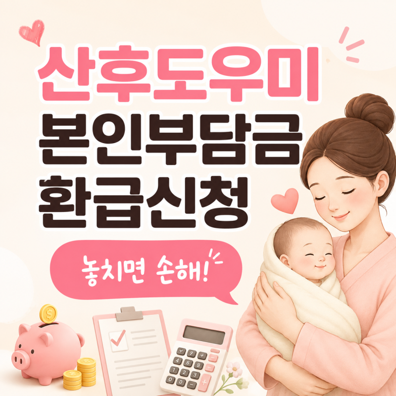 산후도우미 본인부담금 환급, 놓치면 내 돈 손해! 정부24 신청 총정리
