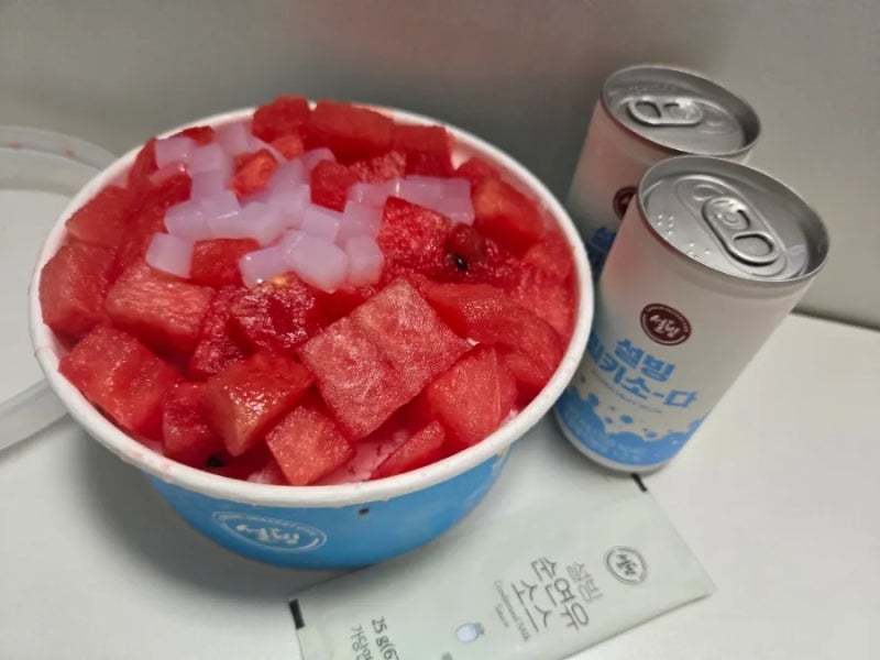 [설빙 신메뉴] 시원하고 청량한 ‘수박화채설빙’ 솔직 후기!