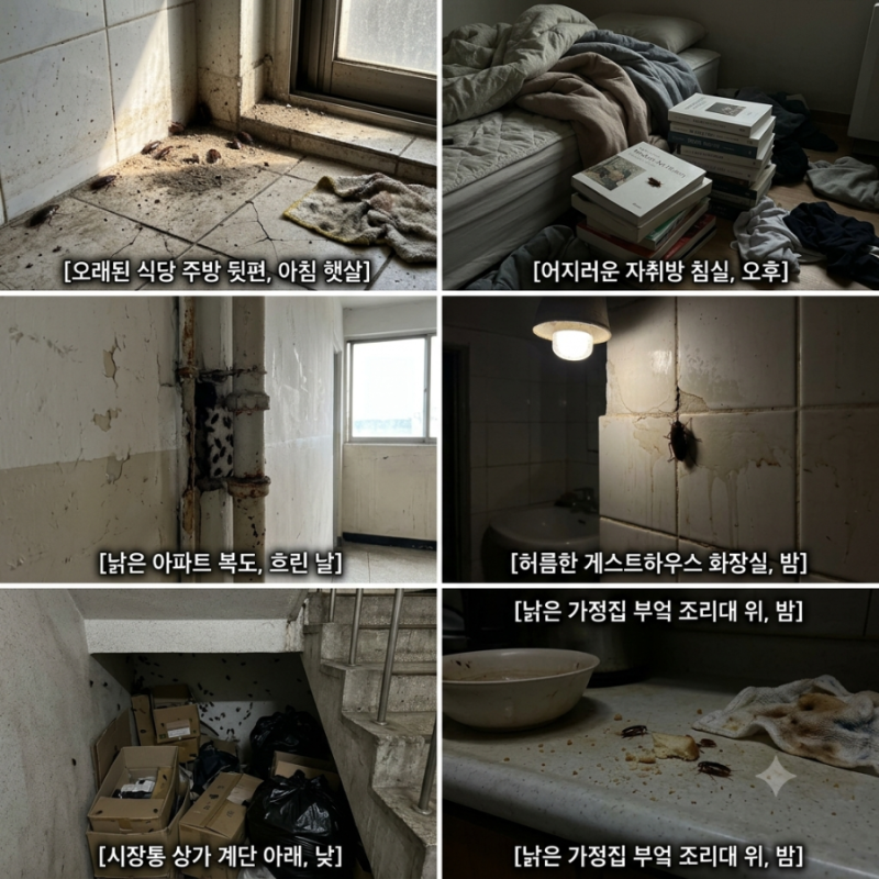 집안에 바퀴벌레 우글거리는 꿈 그냥 찝찝함이 아닌 이유는?