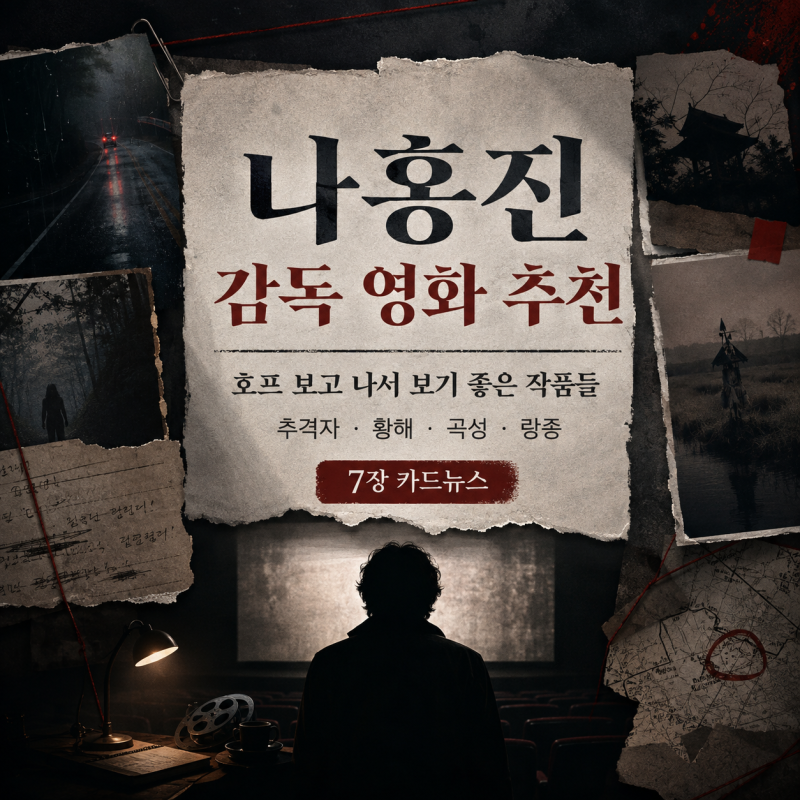 나홍진 감독 영화 추천 추격자 황해 곡성 랑종부터 호프까지 작품 순서 총정리