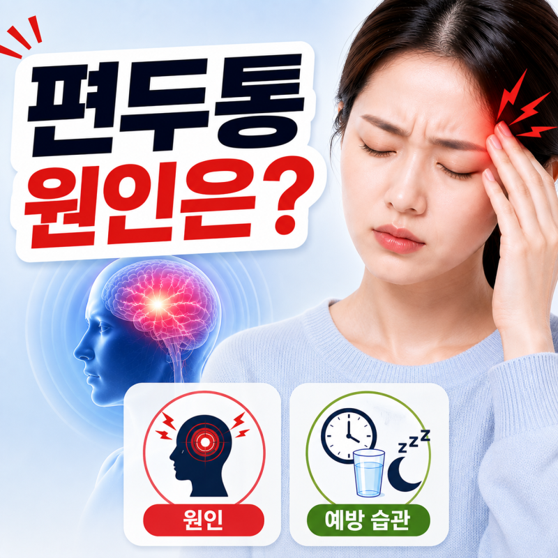 편두통 원인은? 재발 줄이는 예방 습관 총정리