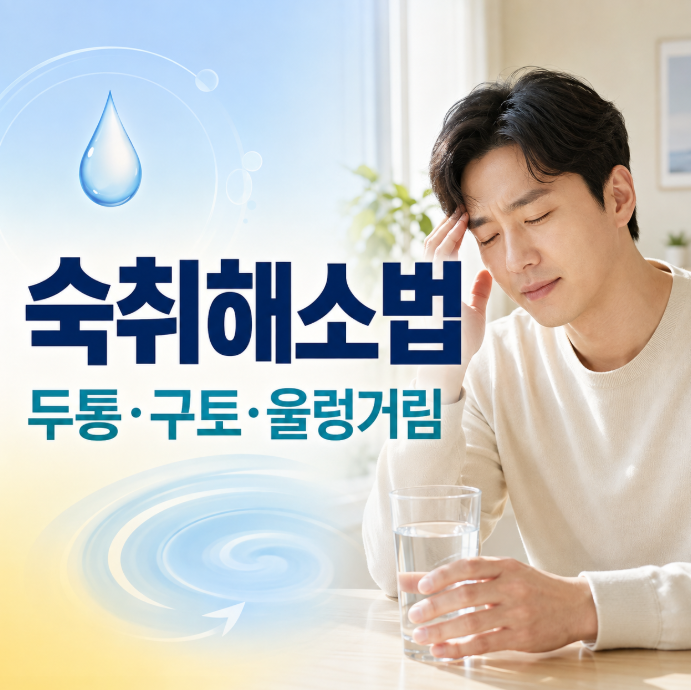 숙취해소법, 빠르게 회복하려면? 두통·구토·울렁거림 해결법 총정리