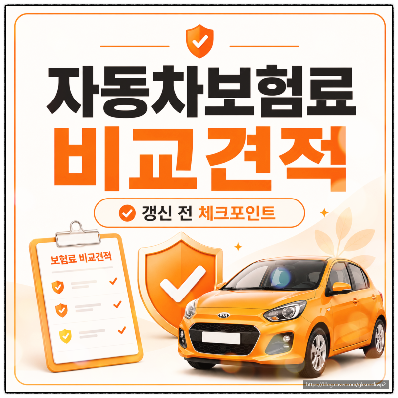 "자동차보험료계산기 차통령" 활용해 보장 조건 비교하는 법