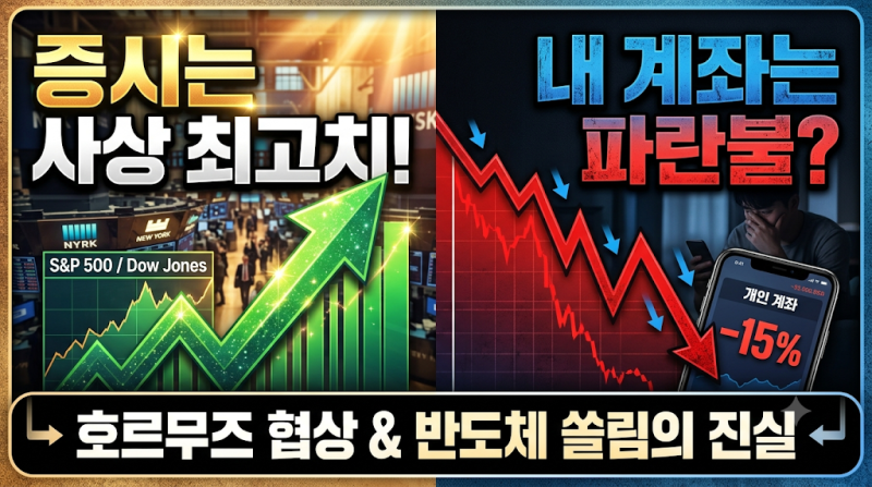 뉴욕증시 다우·S&P500 사상 최고치 경신… 그러나 내 계좌는 왜 파란불일까?