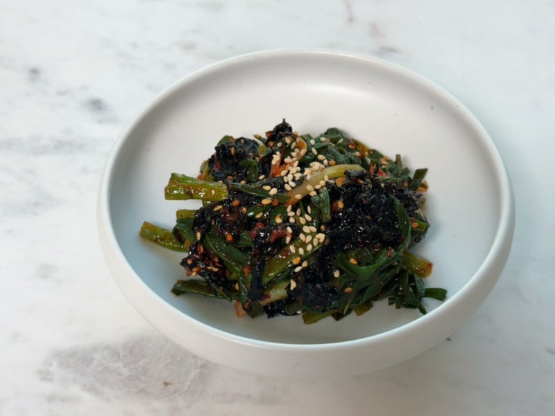쪽파 김무침 만드는 법 마른 김보다 맛있는 곱창김 무침 황금 레시피