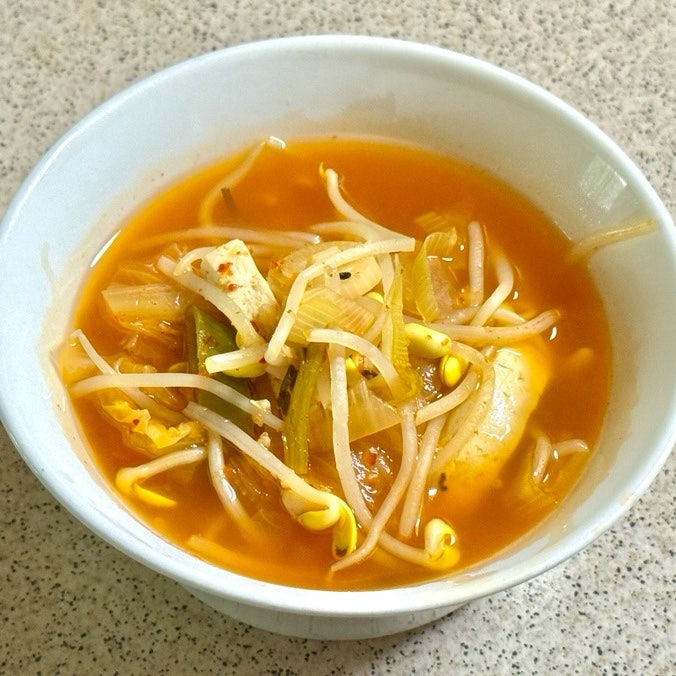 시원한 콩나물 김치국 레시피,간단한 두부 김칫국 끓이기