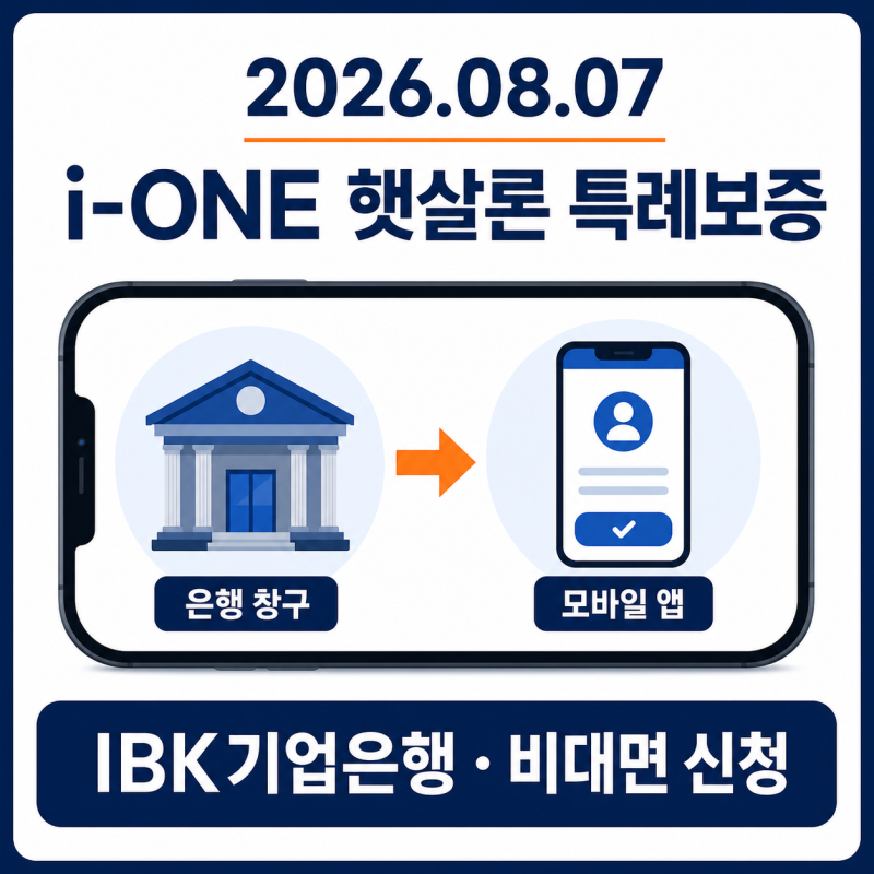 i-ONE 햇살론 특례보증, 연 6.0%가 내가 내는 전부일까