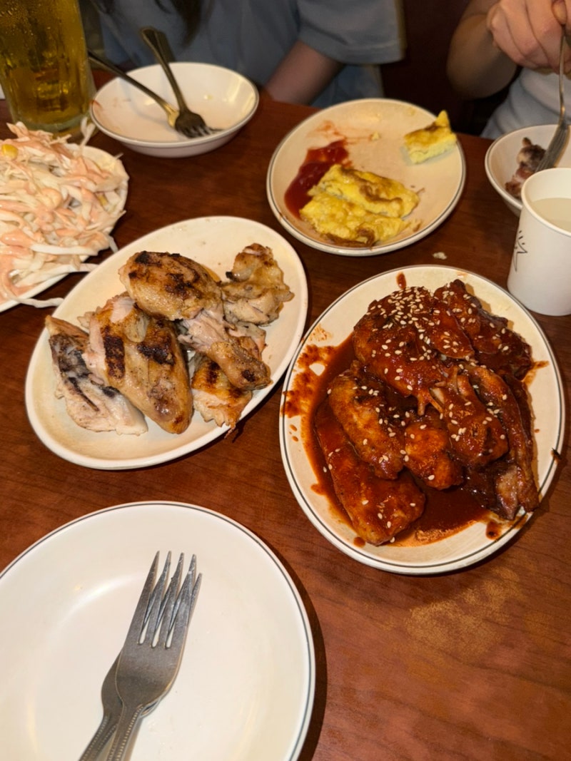 [서울] 삼성중앙 노포 맛집 소금 양념 숯불치킨 / 동호숯불바베큐호프 삼성점