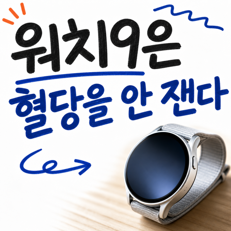 갤럭시 워치9이 혈당을 잰다고? 손목에서 실제로 측정되는 값은 따로 있다