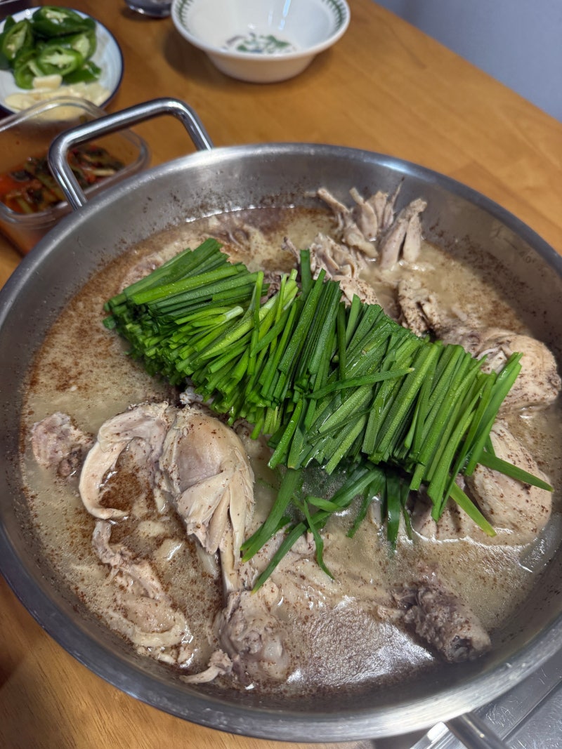 복날 대비 여름철 보양식 들깨삼계탕 간단 레시피