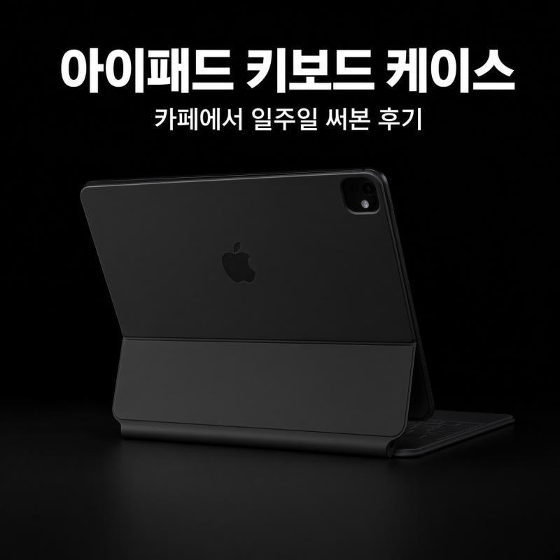 아이패드 프로 매직 키보드 케이스, 카페에서 일주일 써본 후기