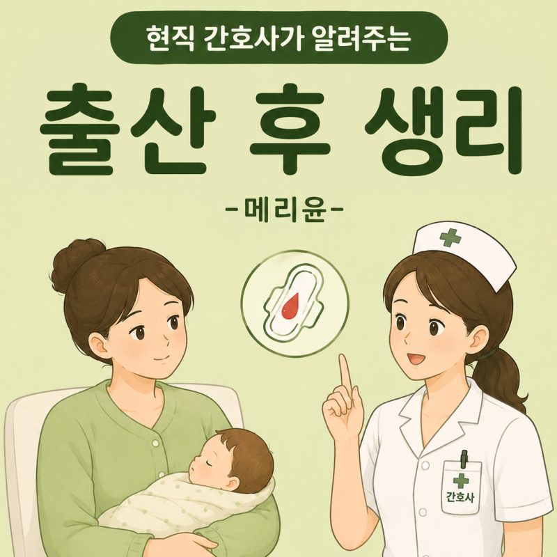 현직 간호사가 알려주는 출산 후 생리 (출산 후 생리는 언제 시작될까요? 모유수유 중에도 생....