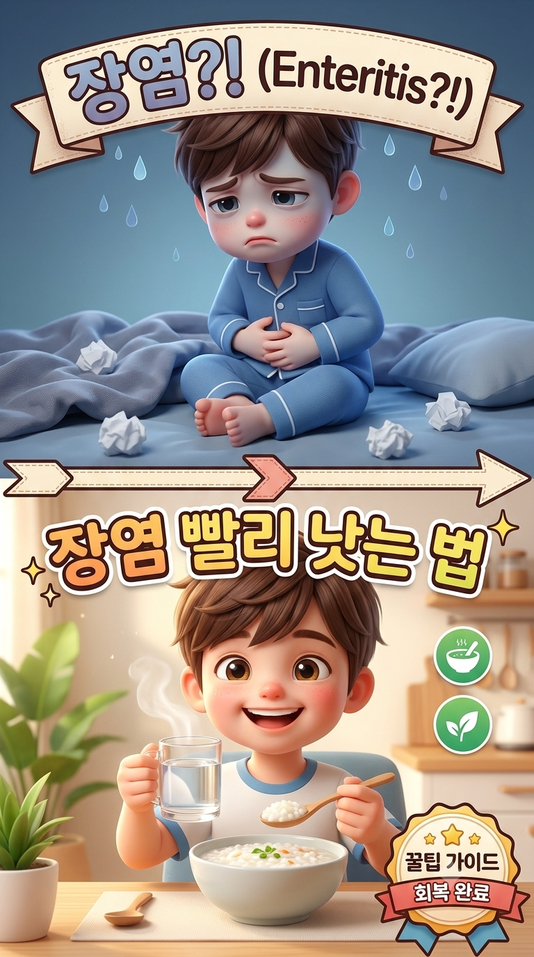 장염 빨리 낫는 법: 급성 증상 대처부터 수액 효과, 단계별 회복 식단 가이드까지 완벽 정리