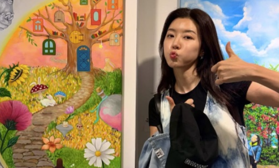 "첫 도전인데 파리까지?" 박한별 그림, 중앙회화대전 본선·초대전 선정